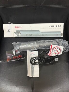 Tymo CurlPro 1-Inch Automatic Curling Iron - Gray - New in Box